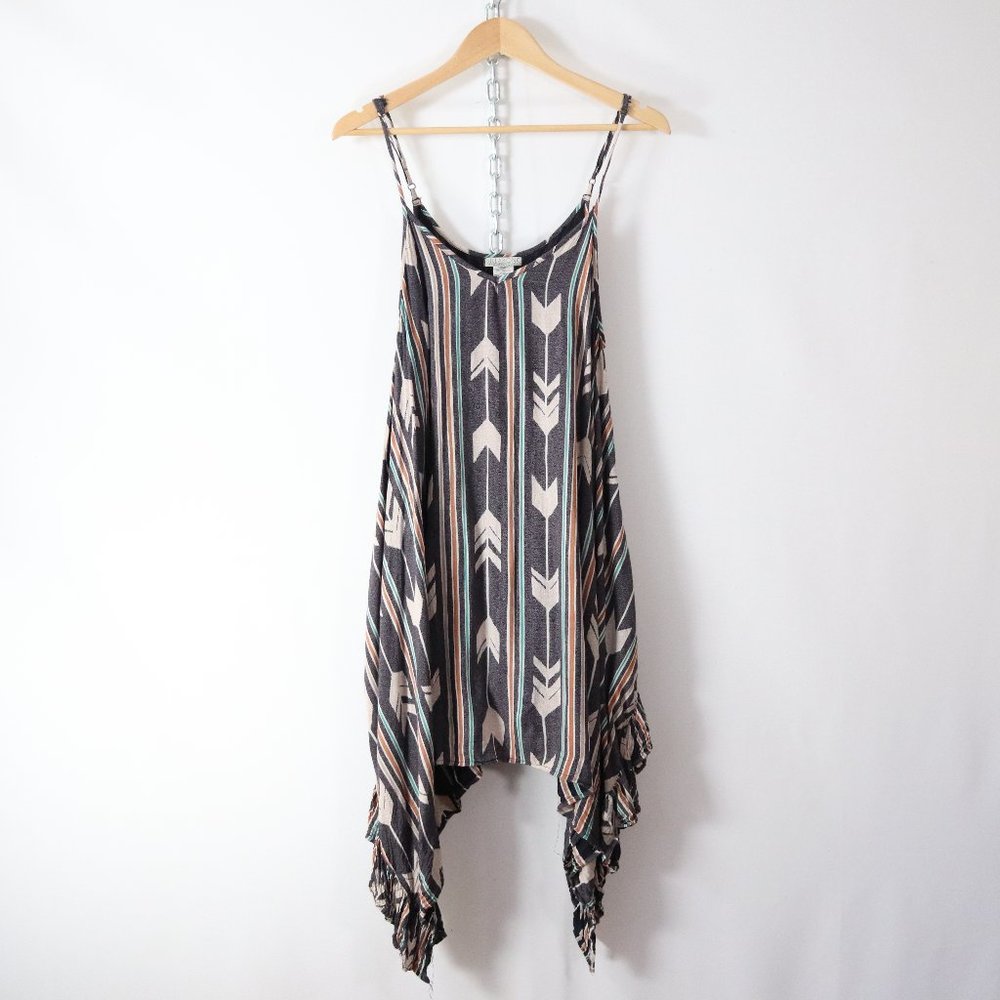❌SOLD❌billabong arrow chevron print summer dress - Picture 1 of 7